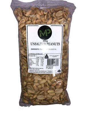 Picture of MP PEANUTS UNSALTED 500G