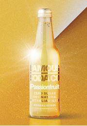 Picture of FAMOUS SODA PASSIONFRUIT 330ml