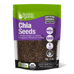 Picture of AORG BLACK CHIA SEEDS 1KG