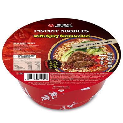Picture of ICHIBAN SPICY SICHUAN BEEF NOODLE BOWL