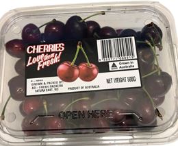 Picture of Cherries - Prepack Punnet