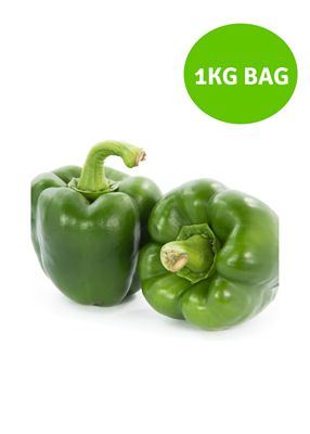 Picture of Capsicums - Pre Pack Green 1Kg